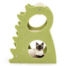 2-Tier Modern Cat Tree for Indoor Cats with Rotatable Sisal
