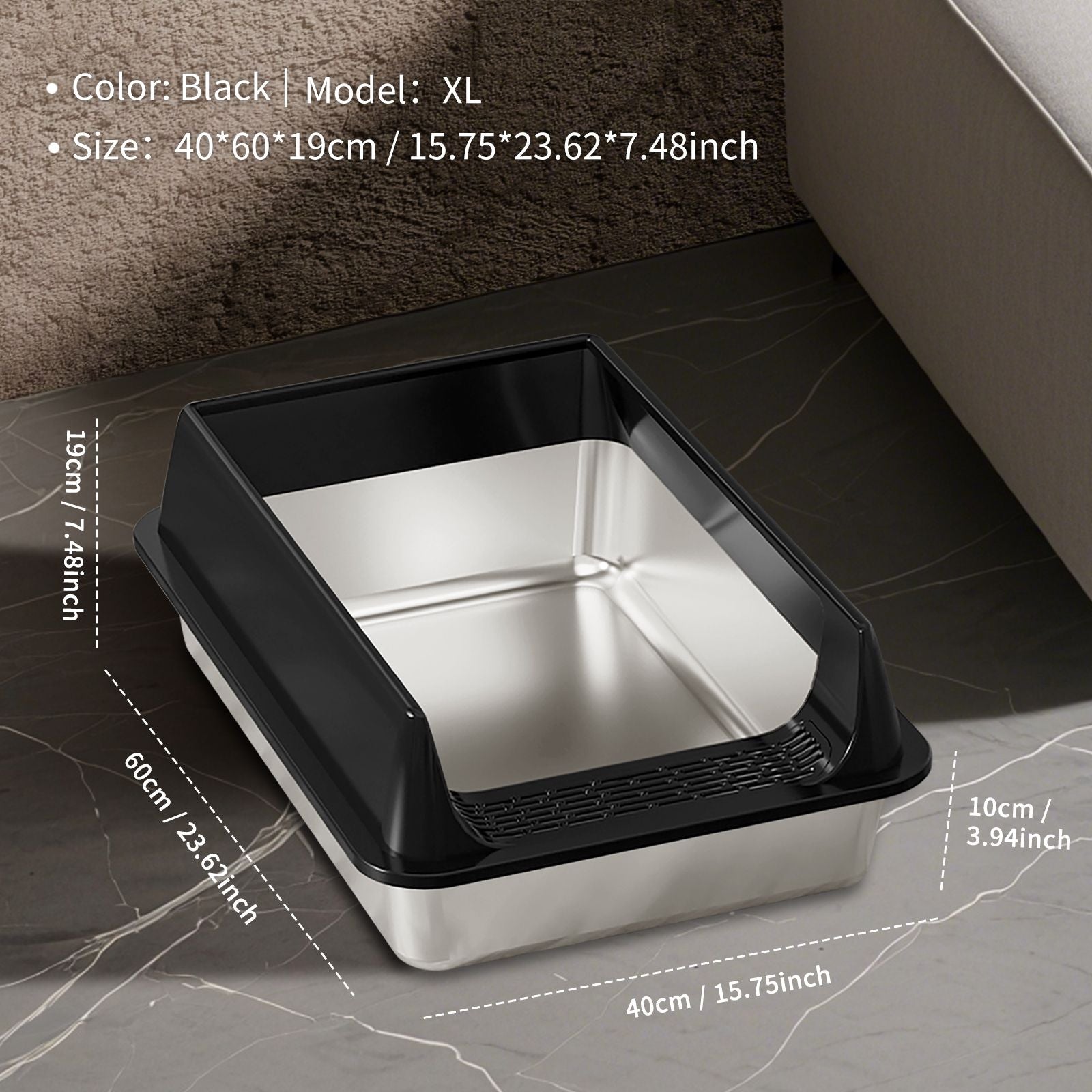 2026 Must-Buy Stainless Steel Cat Litter Box
