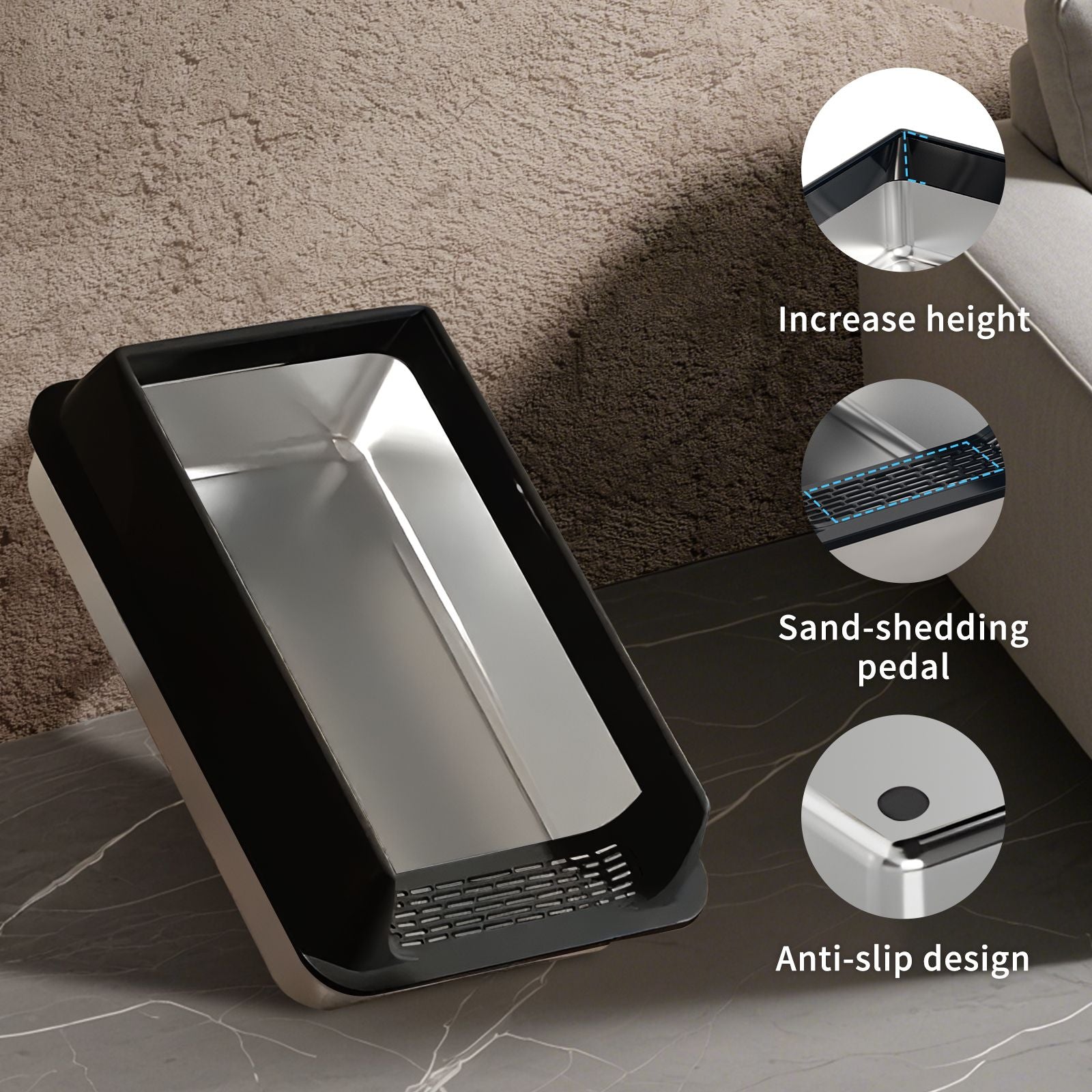 2026 Must-Buy Stainless Steel Cat Litter Box
