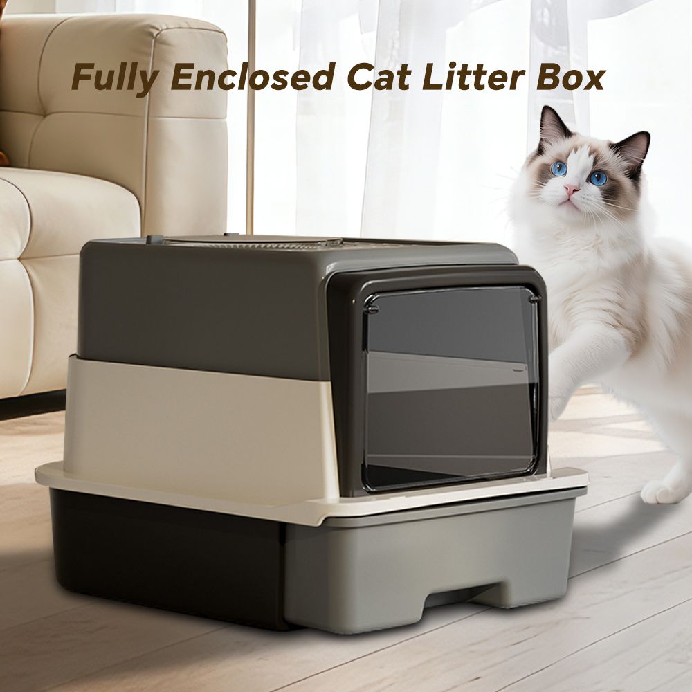 2026 Top-Rated Cat Litter Box: Pull-Out Drawer, No Scoop Needed