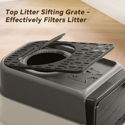 2026 Top-Rated Cat Litter Box: Pull-Out Drawer, No Scoop Needed