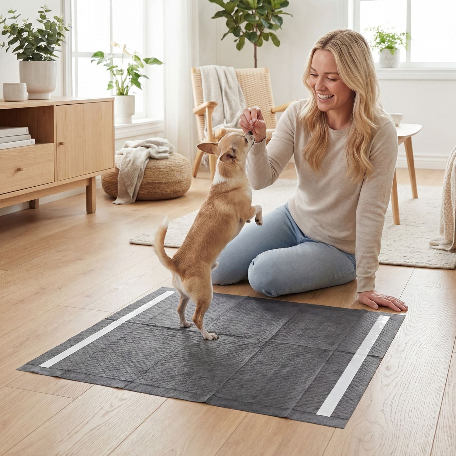Charcoal Dog Pee Pads 6-Layer for Dogs
