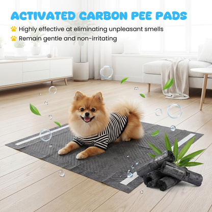 Charcoal Dog Pee Pads 6-Layer for Dogs