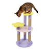 29" Moon & Star Cat Tree with 4 Levels, Jute Scratching Posts & with 4 Levels