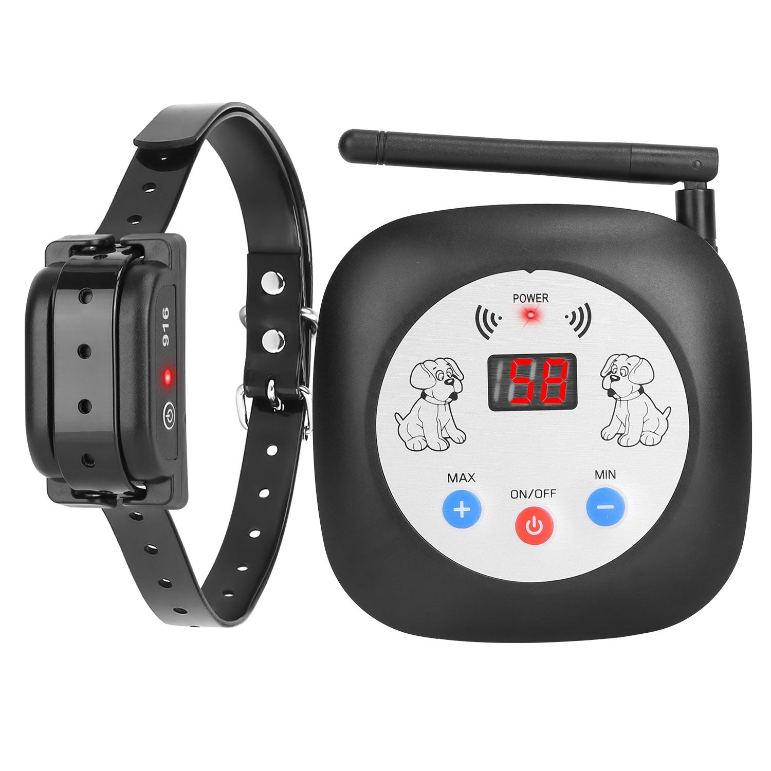 328FT Electric Wireless Dog Fence System with GPS Location Monitor