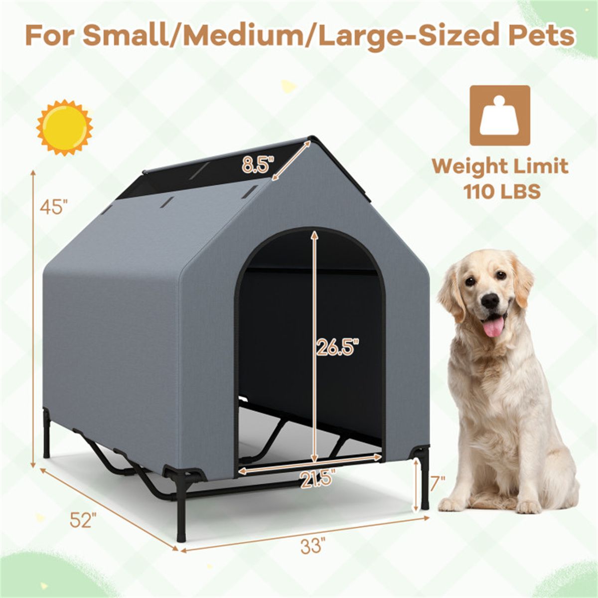 Pet House with Windows