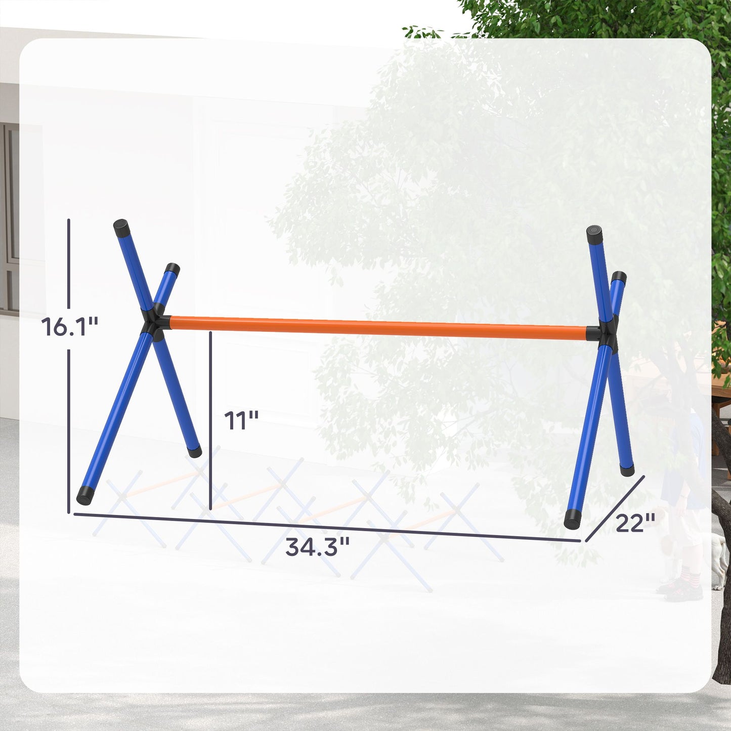 Pieces Dog Agility Equipment, Dog Agility Course Backyard Set