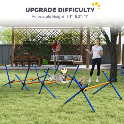 Pieces Dog Agility Equipment, Dog Agility Course Backyard Set