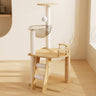 41.3" Modern Cat Tower, Wood Cat Tree Tower for Indoor Cats, Cat