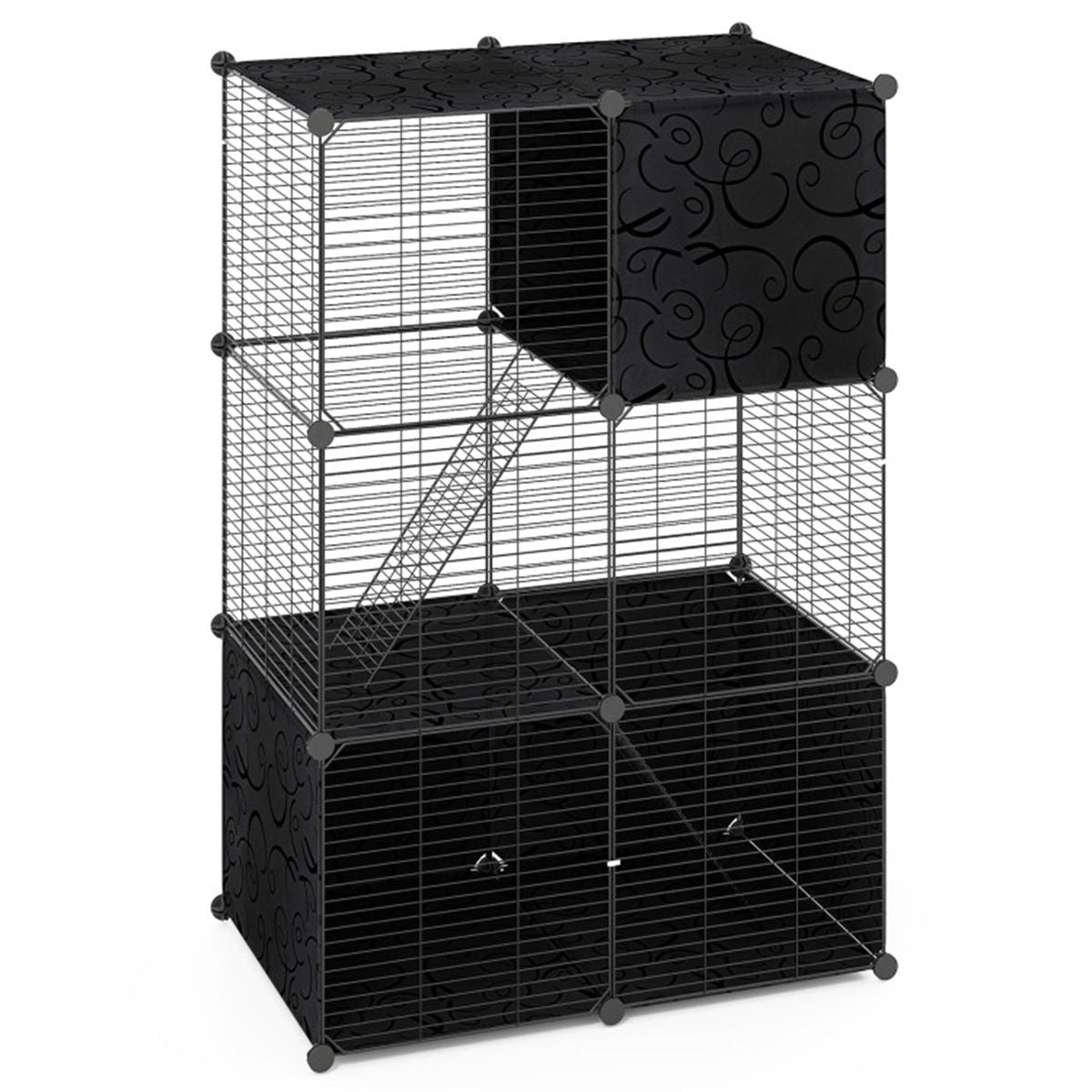 44" Multi-Level Cat Tree Indoor with Sisal Scratching Posts Condo