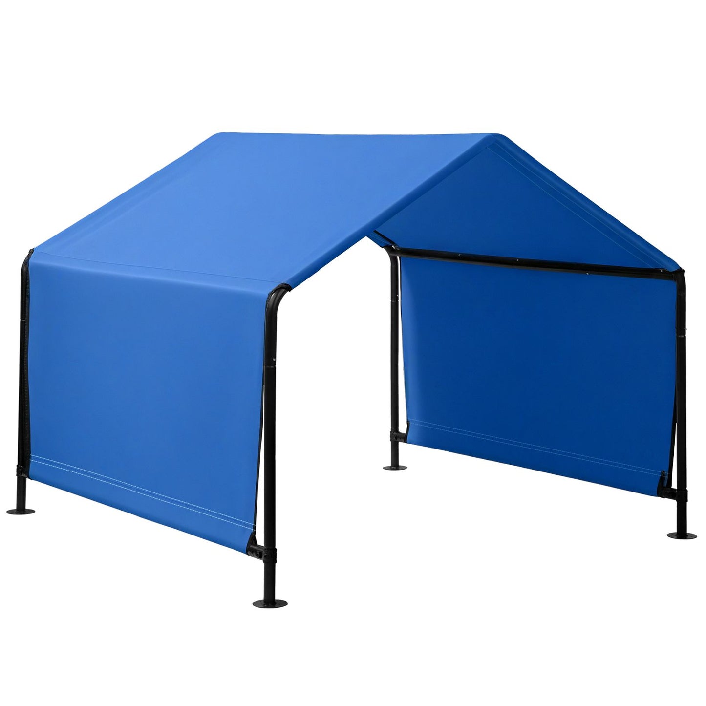 4*4*3.3FT Black Iron Pipe PVC Coated Polyester Tarpaulin Waterproof
