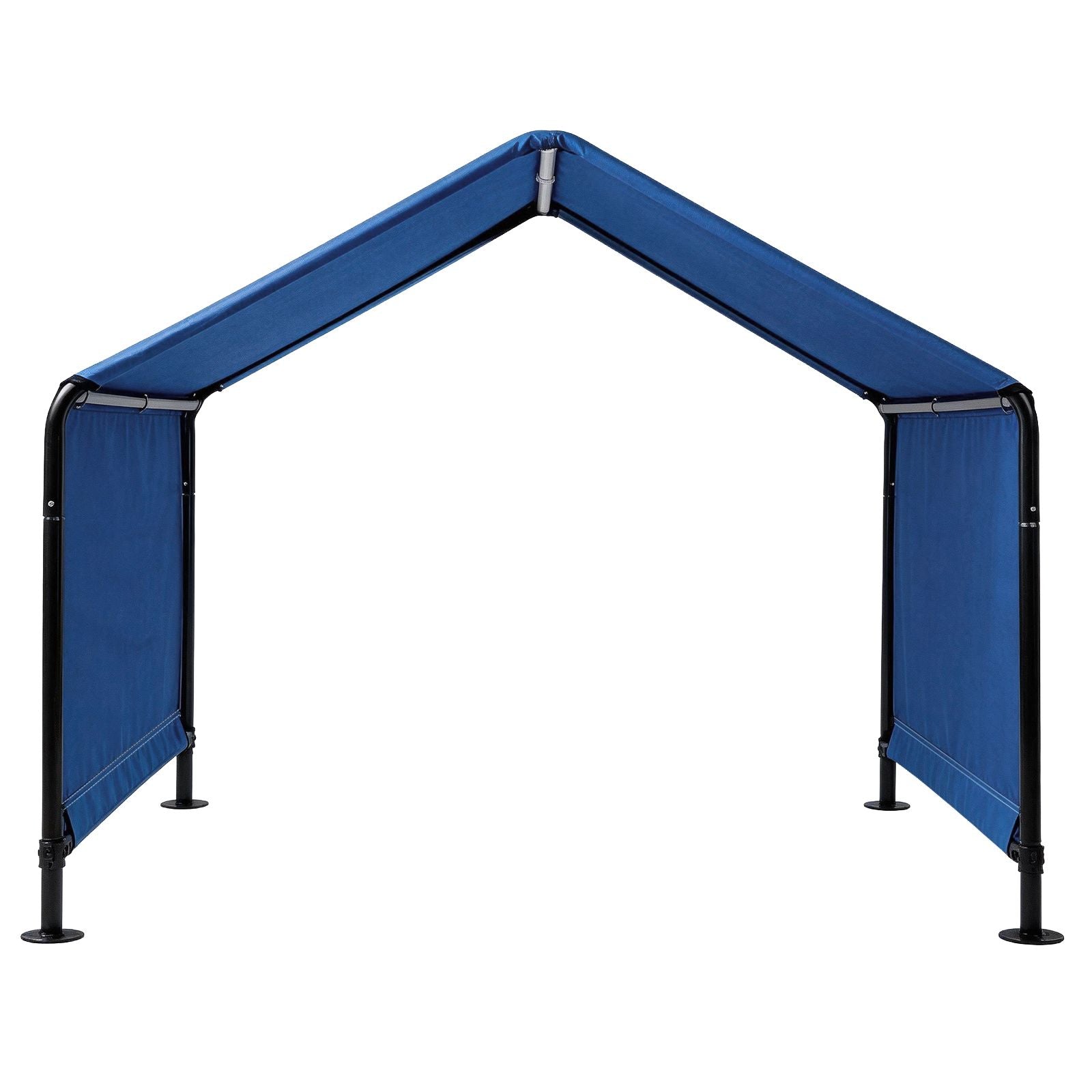 4*4*3.3FT Black Iron Pipe PVC Coated Polyester Tarpaulin Waterproof