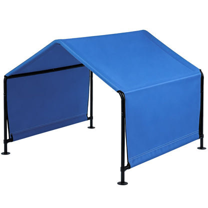 4*4*3.3FT Black Iron Pipe PVC Coated Polyester Tarpaulin Waterproof