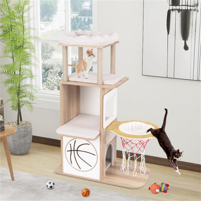 Inches Wooden Cat Condo