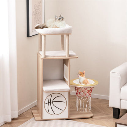 Inches Wooden Cat Condo