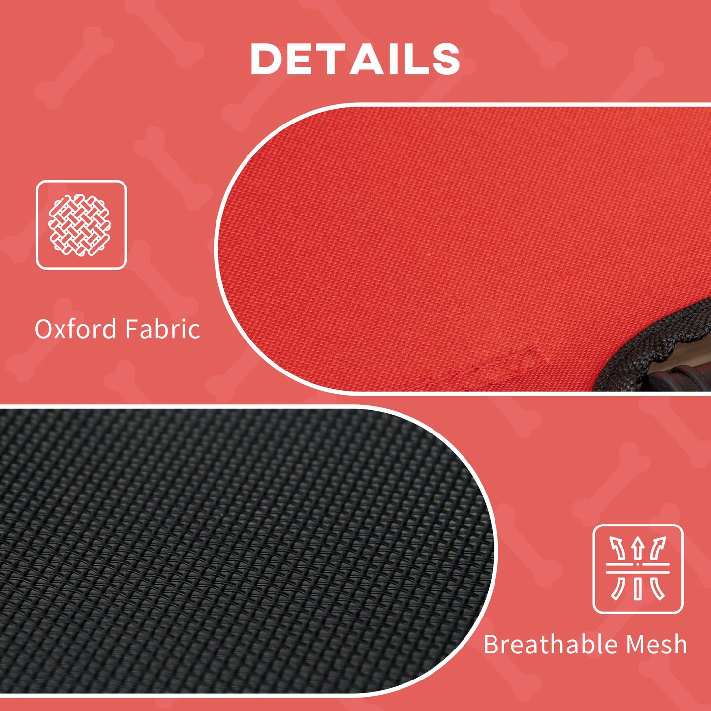 Elevated Portable Dog Cot Cooling Pet Bed with UV Protection Canopy