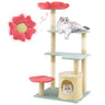 Inch Tall Multi-Level Aesthetic Floral Kitten Tower