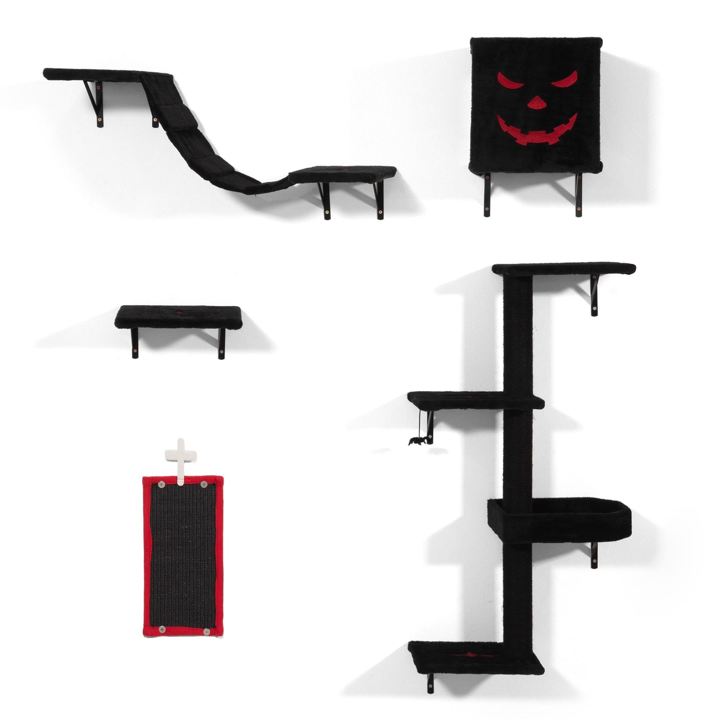PCS Gothic Wall Mounted Cat Furniture, Luxury Cat Wall Furniture