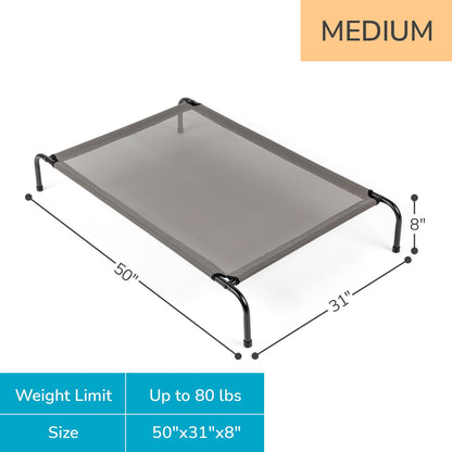 W X 8"H Dog Bed Gray