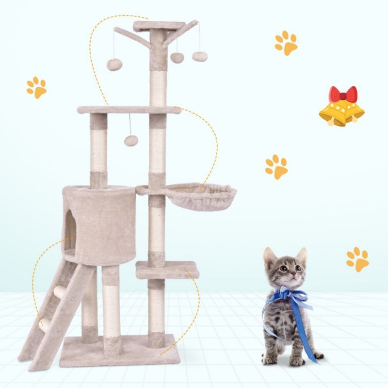 Inch Condo Scratching Posts Ladder Cat Play Tree