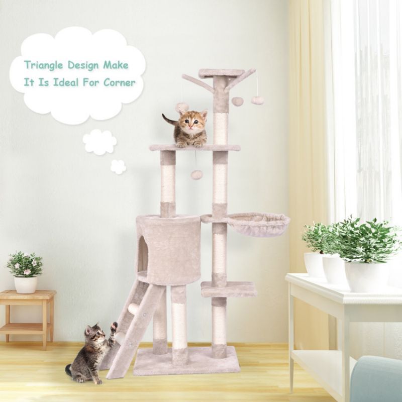 Inch Condo Scratching Posts Ladder Cat Play Tree