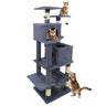 57" Multi-Level Cat Tree for Multi-Cat Households, 2 Condos &