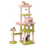 Inch Tall Multi-Level Cat Tree Aesthetic Floral Kitten Tower