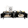 58" Metal Cat Litter Box Enclosure, Hidden Litter Box Furniture