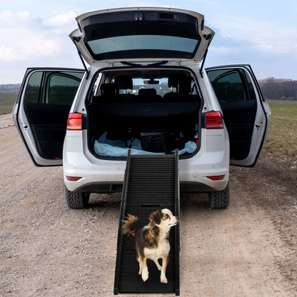 Inch Nonslip Folding Dog Ramp, Tri-Fold Portable Lightweight