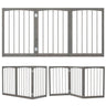 Gray Wooden Pet Fence