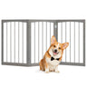 Gray Wooden Pet Fence