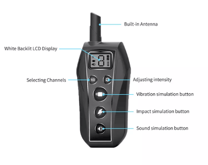YD Remote Dog Training Shock Collar Waterproof for Small Medium