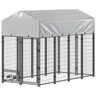 X 6' Outdoor Dog Kennel, Dog Kennel Outside Run with 360Â° Rotating