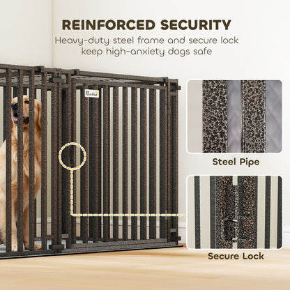 83"L Heavy Duty Dog Crate, Extra Large Dog Kennel with Divider