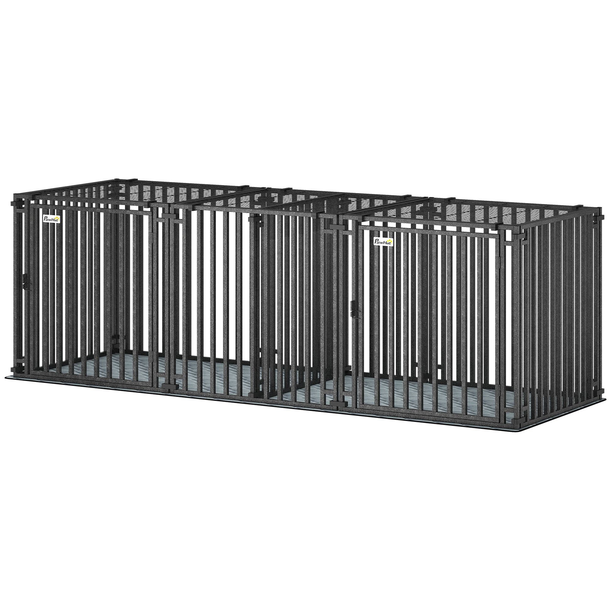 83"L Heavy Duty Dog Crate, Extra Large Dog Kennel with Divider