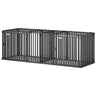 83"L Heavy Duty Dog Crate, Extra Large Dog Kennel with Divider