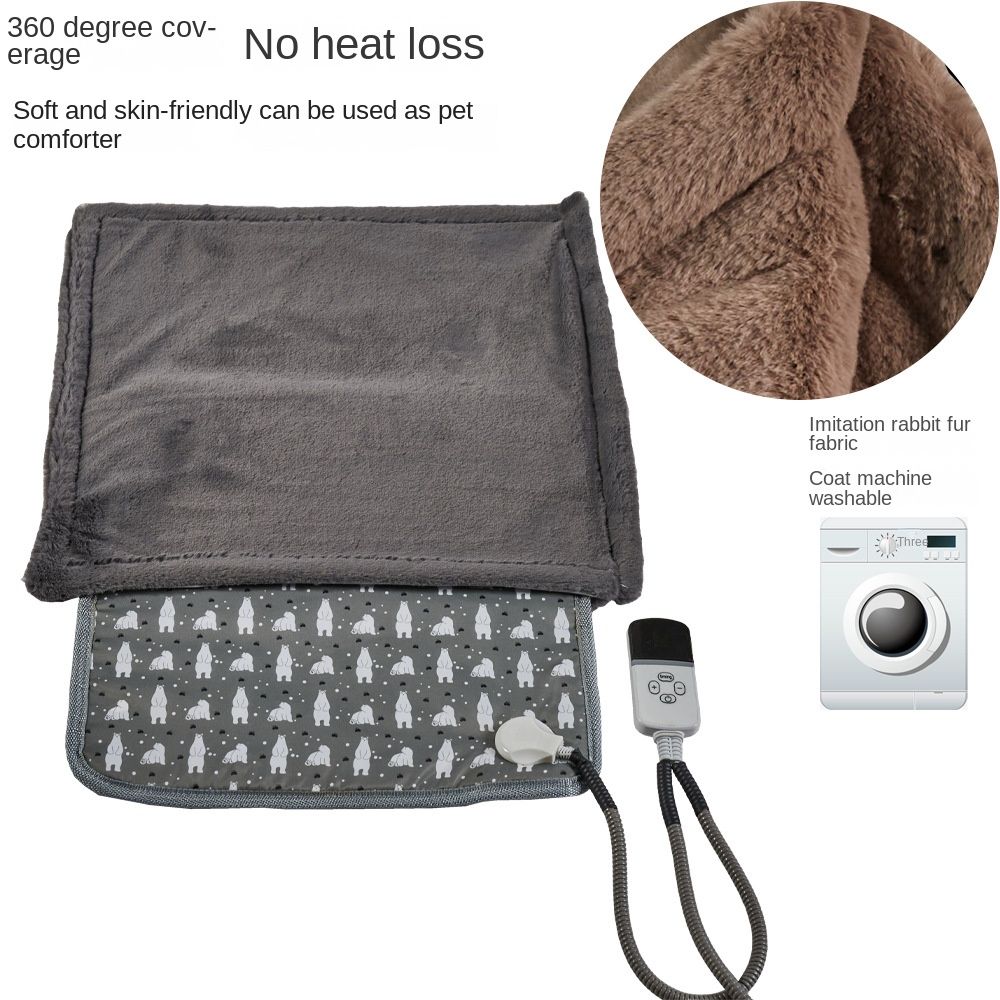 Adjustable Timing Pet Heating Pad; Electric Blanket; Cat and Dog
