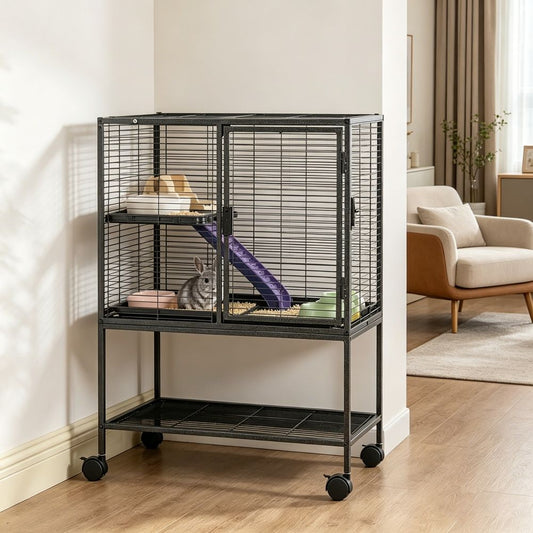 Animal Cage with Non-Slip and Easy to Clean for Outdoor