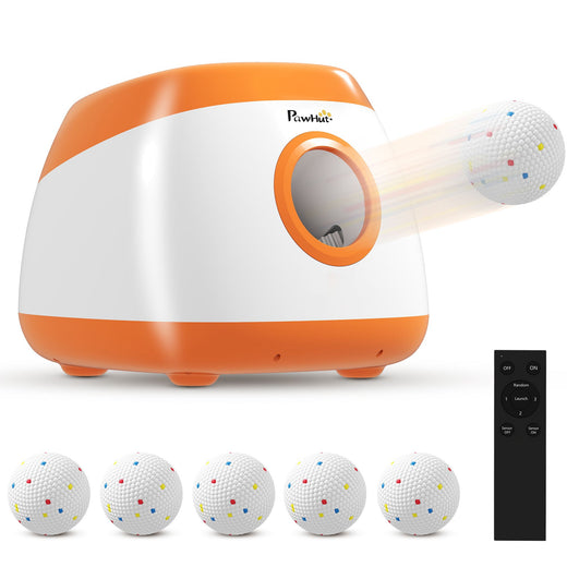 Automatic Dog Ball Launcher with 26-79 FT Distance, Automatic Ball