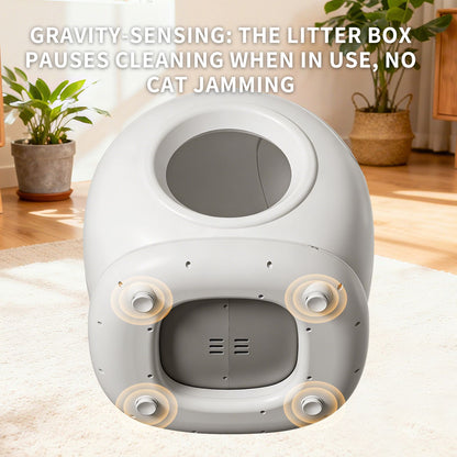 Best Automatic Cat Litter Box, 78L Fully Enclosed Tuya APP Smart