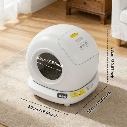 Best Automatic Cat Litter Box, 78L Fully Enclosed Tuya APP Smart
