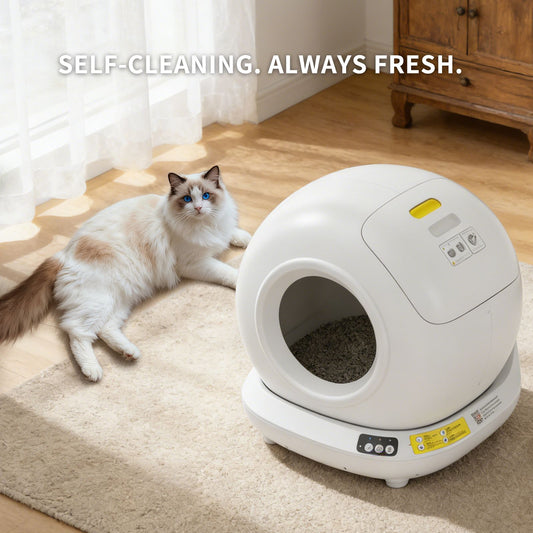 Best Automatic Cat Litter Box, 78L Fully Enclosed Tuya APP Smart