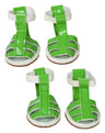 Buckle-Supportive Pvc Waterproof Pet Sandals Shoes - Set of 4