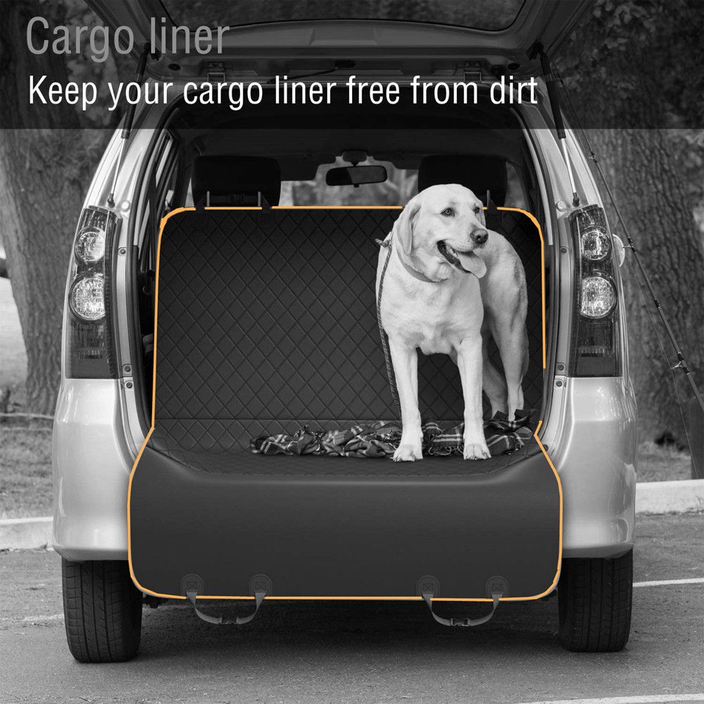 Cargo Liner for Dogs; Water Resistant Pet Cargo Cover Dog Seat