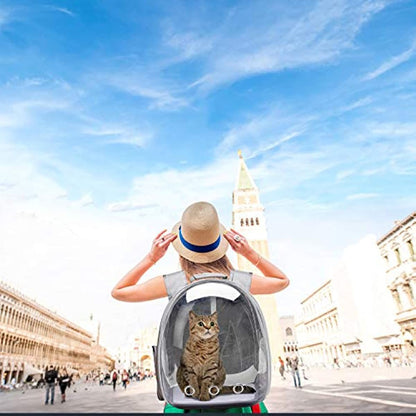 Cat Backpack Carrier Bubble Bag; Small Dog Backpack Carrier