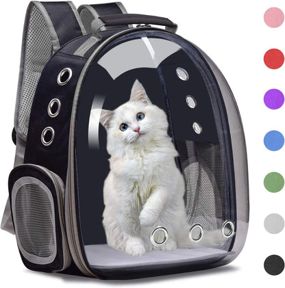 Cat Backpack Carrier Bubble Bag; Small Dog Backpack Carrier