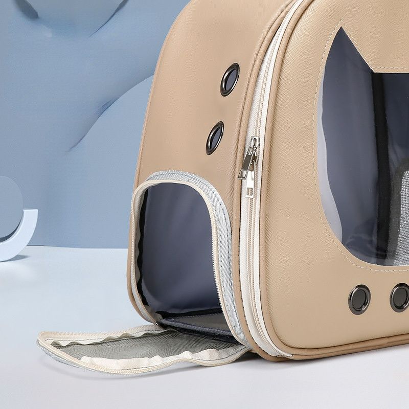 Cat Backpack Light Color Transparent Pet Bag Large Space