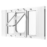 VEVOR Cat Door for Window, Adjustable to Fit Window Width 27, 4 Secure