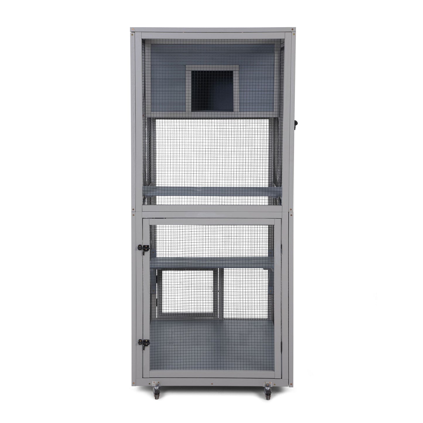 Cat House Catio Outdoor Enclosure with Platforms, 66'' Cat Condos