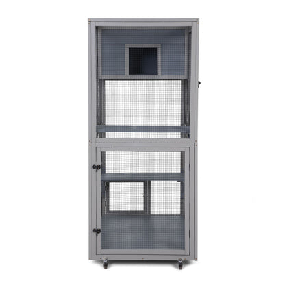 Cat House Catio Outdoor Enclosure with Platforms, 66'' Cat Condos